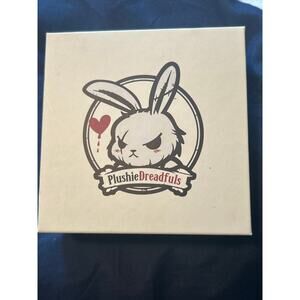 New in Box Plushie Dreadfuls Zodiac Rabbit Coin Silver in Color Measures 2"